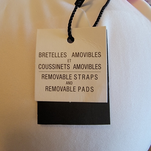 White Garage Women's Scrunchie Bandeau Bikini Top - Picture 4 of 6